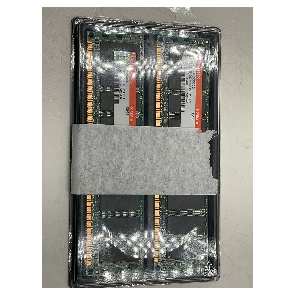 Hynix 512MB‎ DDR PC3200 RAM Kit - Picture 2 of 2